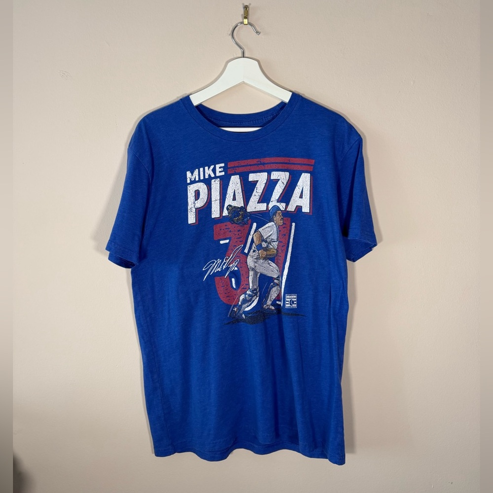 Vintage Mike Piazza Graphic Baseball tee - LARGE